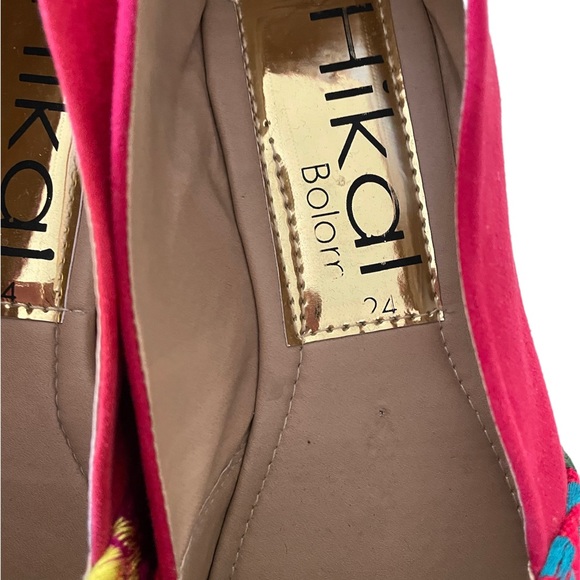 Embroidered shoes, embroidered shoes, embroidered red shoes, Embroidered flats - Picture 11 of 16